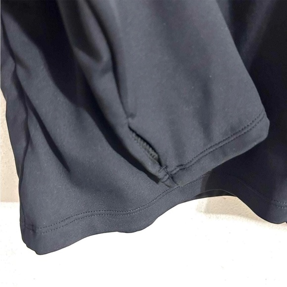 Black Fitted Long Sleeve Polo Top - Picture 5 of 12